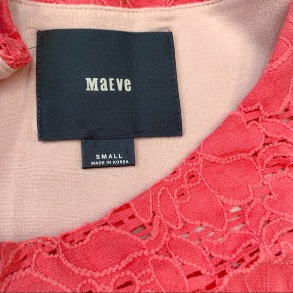 Anthropologie MAEVE Day Flower eyelet Dress, S. - Picture 3 of 5